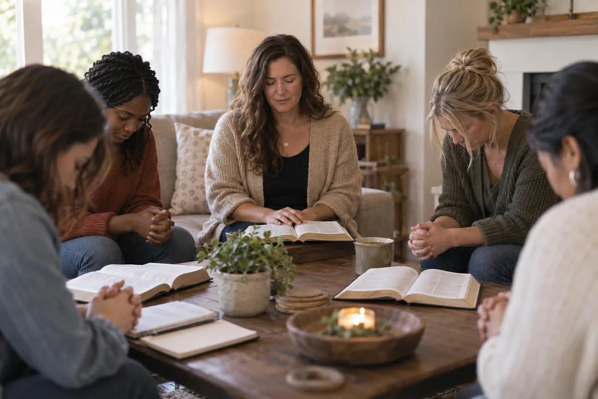 Illustration supporting How to Lead a Bible Study Opening Prayer