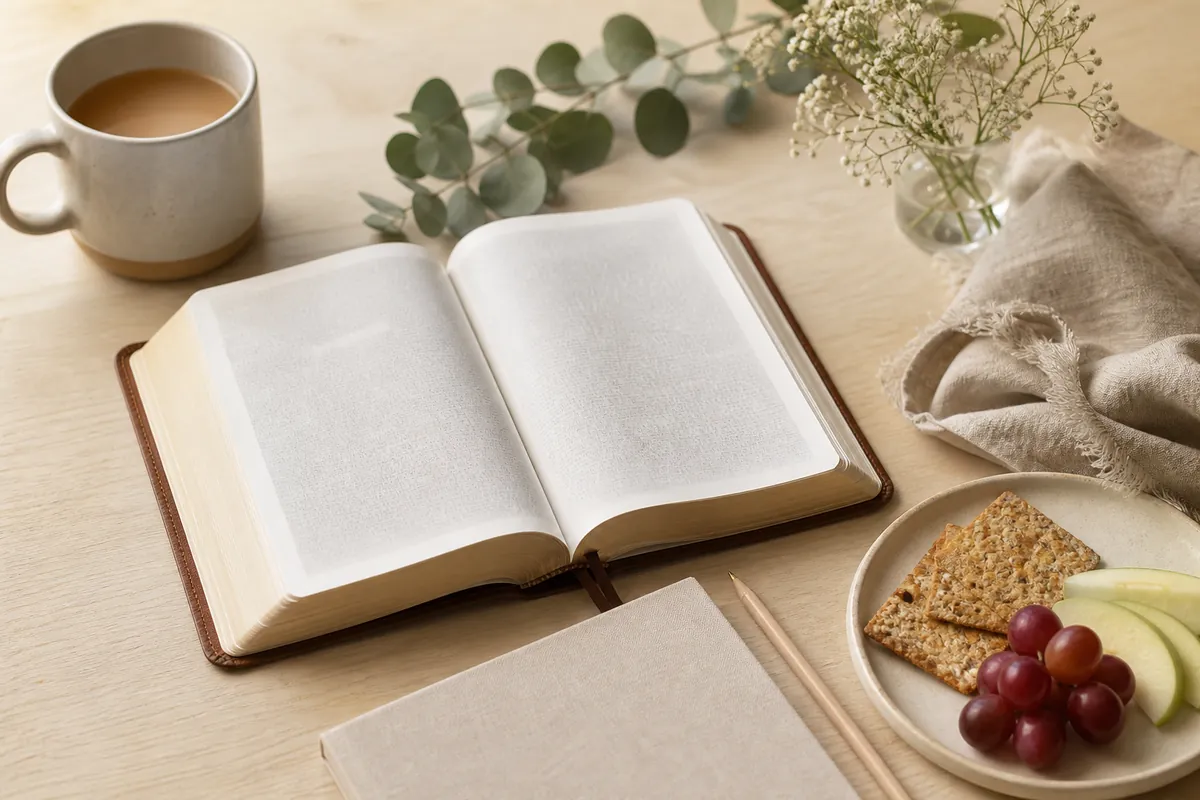 Detail related to How to Study the Bible on Your Lunch Break (10-Minute Method)