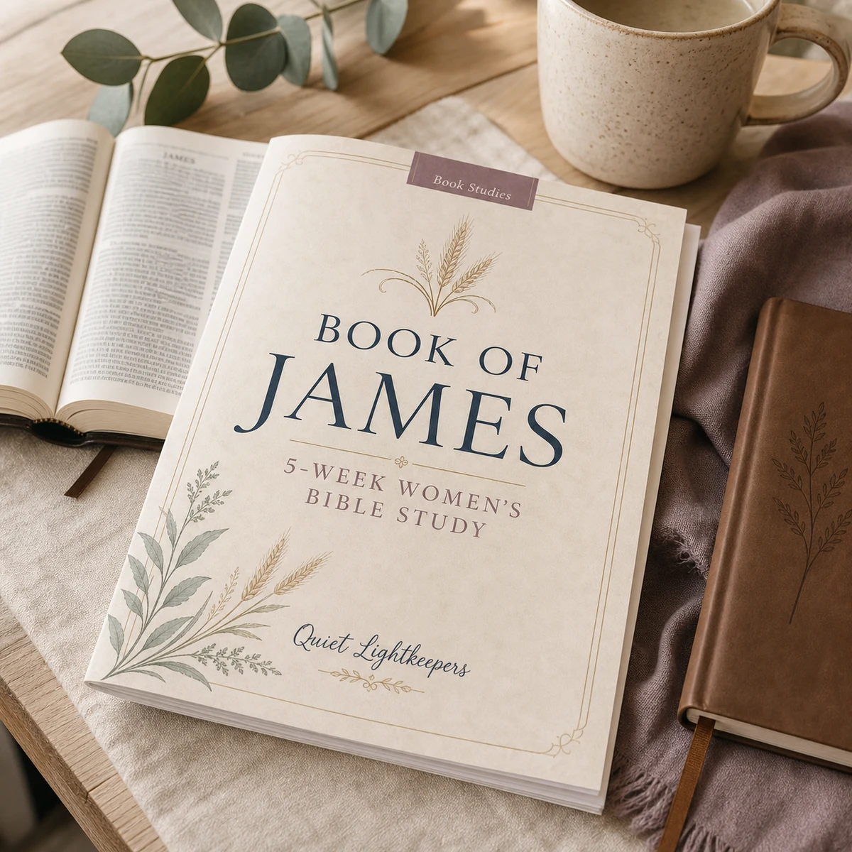 Book of James — 5-Week Women's Bible Study — Leader and participant guides